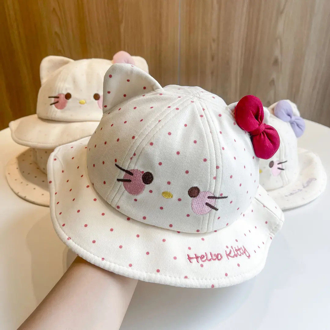 宝宝帽子春秋超萌可爱猫