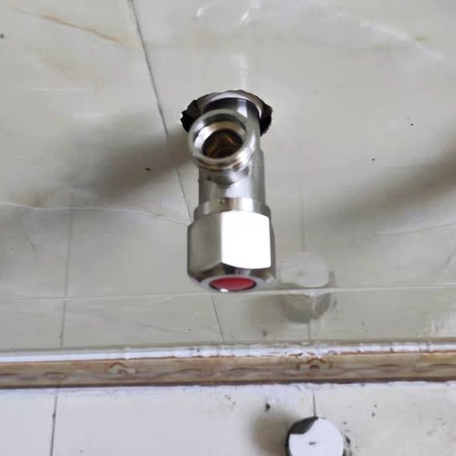 304不锈钢开关通用加长三角阀家用一进二出加厚4分冷热热水器