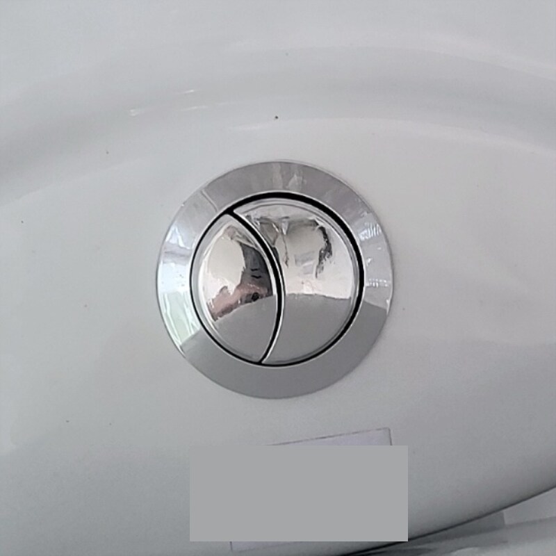 水箱盖圆形双按蹲便器配件双按键坐便器按压器老式通用冲水按键