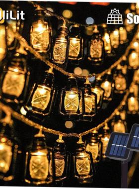 1~2PC LED Solar String Light Outdoor Waterproof Christmas De