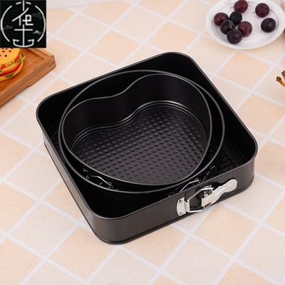 3pcs Cake Pan Metal Baking Cake Mold Round Heart 蛋糕烤盘