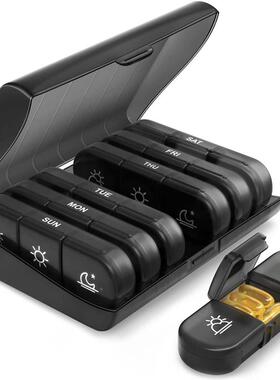 pill box 7 days Organizer 21 grids 3 Times One Day Portabl