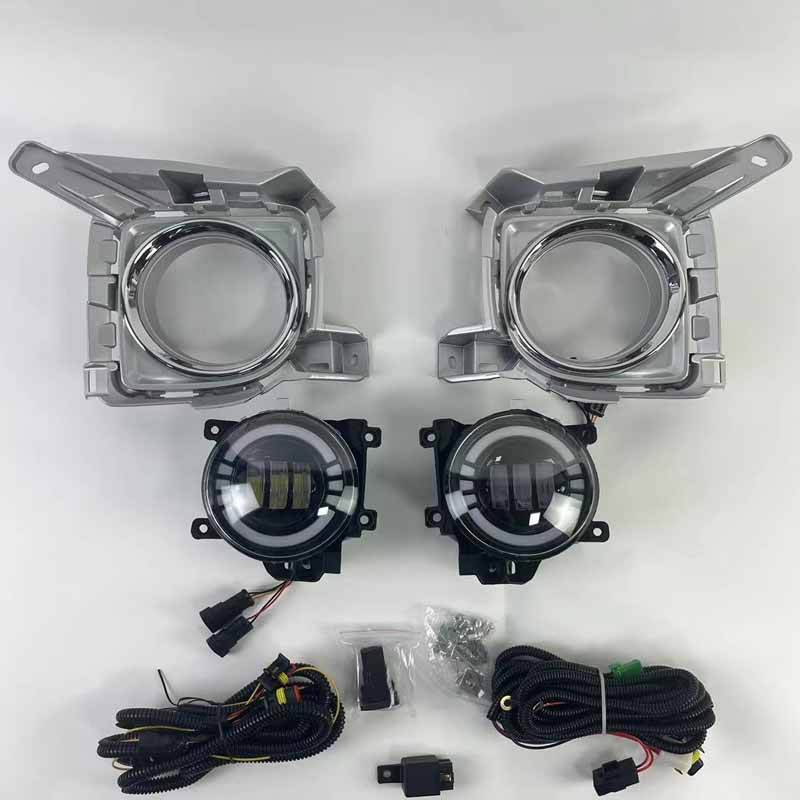 适用于丰田兰德酷路泽LAND CRUISER 2012-2014 led雾灯DRL带转向