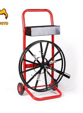 塑钢带盘车适用200-400mmpp/pet带盘车塑钢带手推车打包车