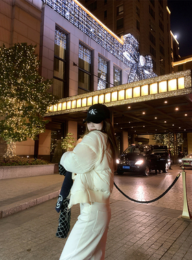 CHANGING REAL初雪挪威 白色羽绒服马甲两穿百搭叠穿韩系背心外套