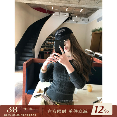 CHANGINGREAL修身内搭毛衣新款