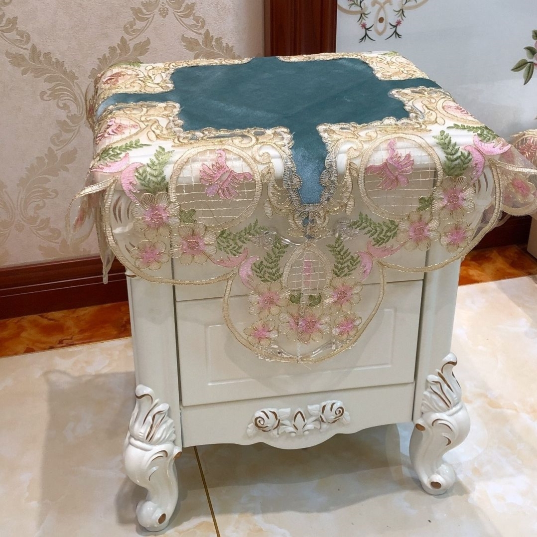 床头柜盖布万能盖巾洗衣机盖巾微波炉饮水机防尘布电脑液晶显示器