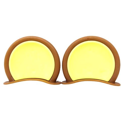 可爱熊耳朵电动摩托车装饰女生头盔卡通车贴爱玛台铃雅迪汽车贴纸