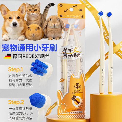 宠物专用猫咪狗狗牙刷牙膏套装