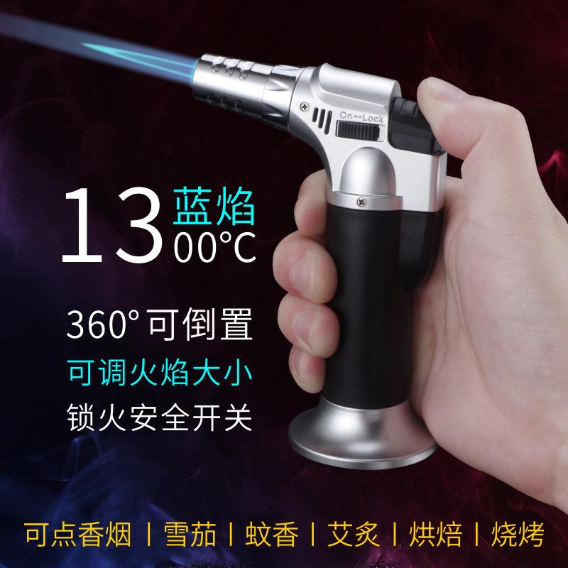 JC606创意焊枪烧烤直冲雪茄喷火枪打火机户外点艾灸点火枪