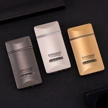 BD226-1创意充气精品打火机防风红色火焰电镀青花瓷金属火机烟具