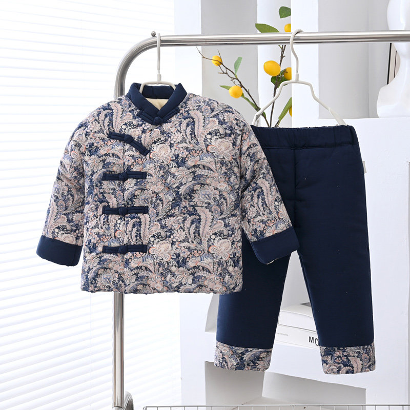宝宝手工棉衣纯棉花男女童国风外出服新中式棉袄棉裤加厚盘扣复古,童装/婴儿装/亲子装,棉袄/棉服,淘宝优惠券,粉丝福利购,淘宝优惠卷