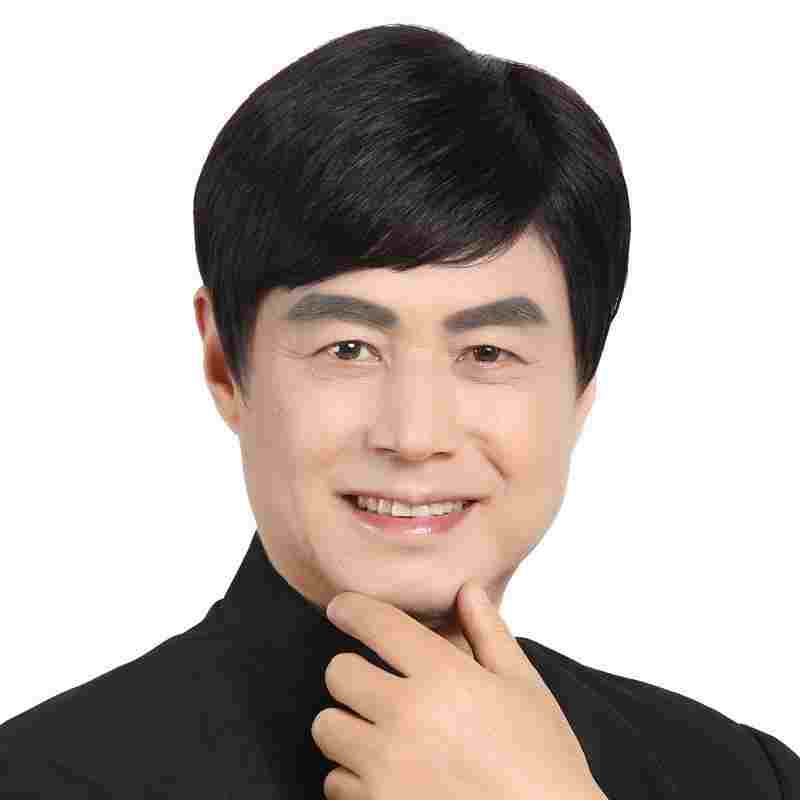 中老年假发男式真发逼真男士假发短发仿真人发丝头套