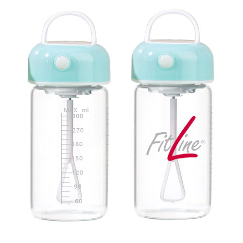 定制Fitline德国PM专用自动搅拌杯子带刻度fitline玻璃便携蛋白粉