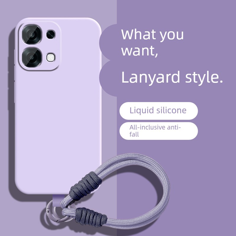 适用OPPOA6手机壳OPPO新款带挂绳手腕短A6保护套5G硅胶软壳全包防摔A65G外壳0ppa男opa女oopoa网红PLS120后壳