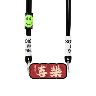 迪加尼喜乐手机背夹带挂绳斜挎新款挂脖可背高级背带通用一体可拆卸防丢手机链挂绳编织长款手提潮牌卡扣