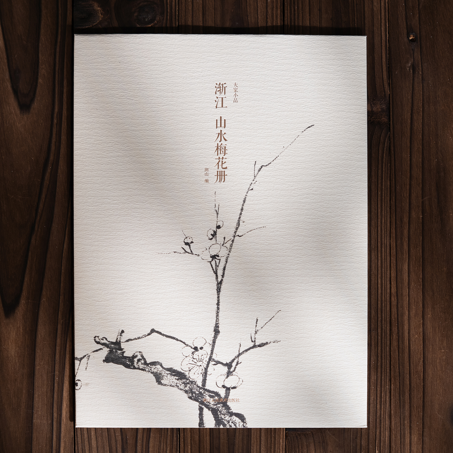 弘仁渐江山水梅花册 单片散页装帧 历代名家册页精选鉴赏传统中国画山水树石花卉技法教程临摹卡画册画谱挂画绘画作品集大家小品