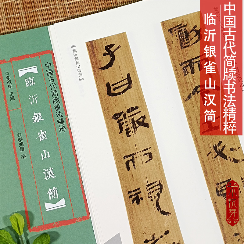 中国古代简牍书法精粹 临沂银雀山汉简 毛笔书法字帖 临摹赏析 汉简字帖 毛笔古代简牍书法 简牍书法研究 河南美术出版社 正版书籍
