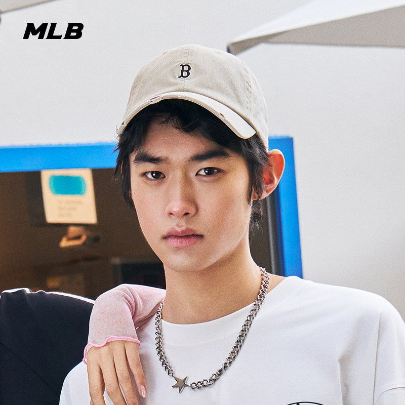 MLB官方汪苏泷同款百搭韩系显脸小复古软顶棒球帽26夏季新款CPB09