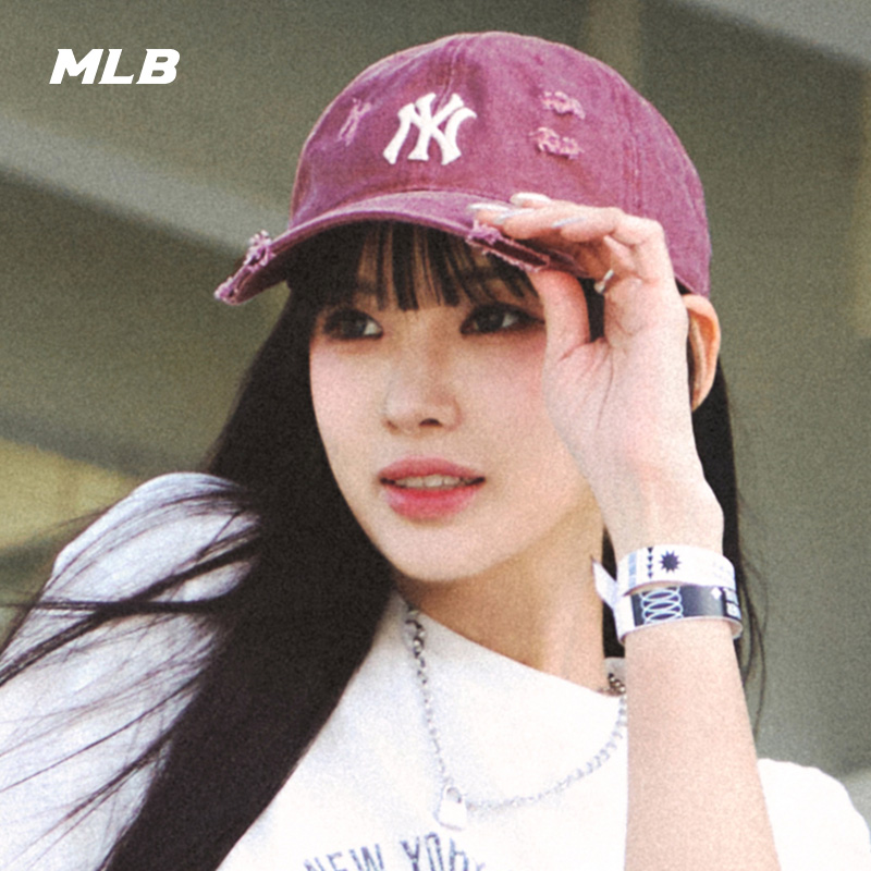 MLB官方男女情侣帽子棒球帽