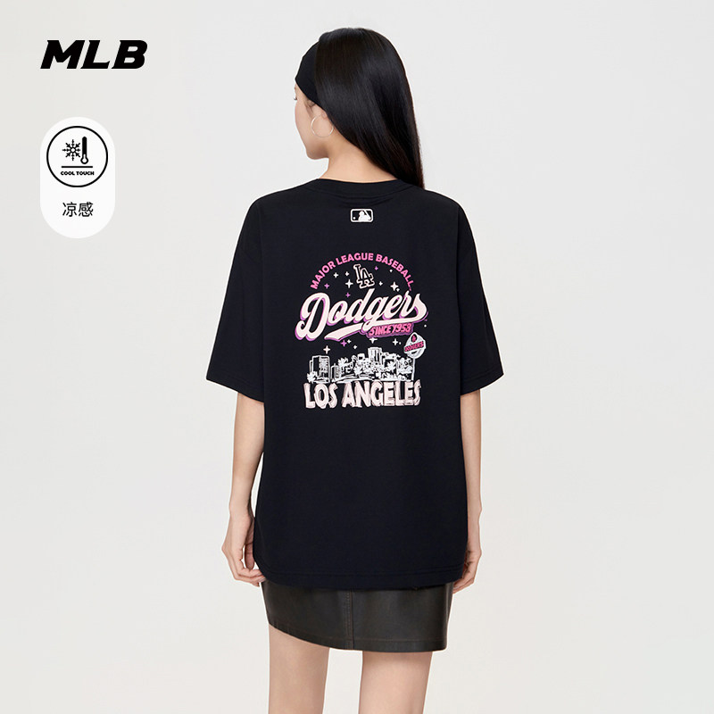 MLB官方男女同款街头复古宽松轻薄干爽凉感T恤26夏季新款TSB63图片