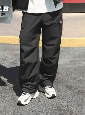 MLB官方 张凌赫KARINA张康乐同款男女软壳工装裤25秋季新款WPB04