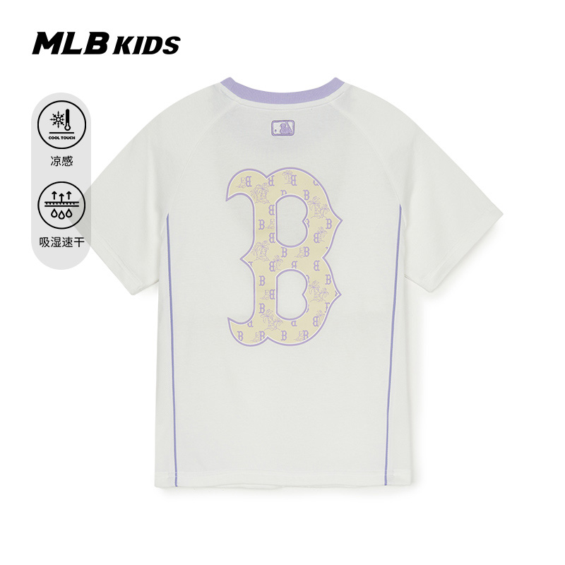 MLB儿童官方潮流复古老花T恤