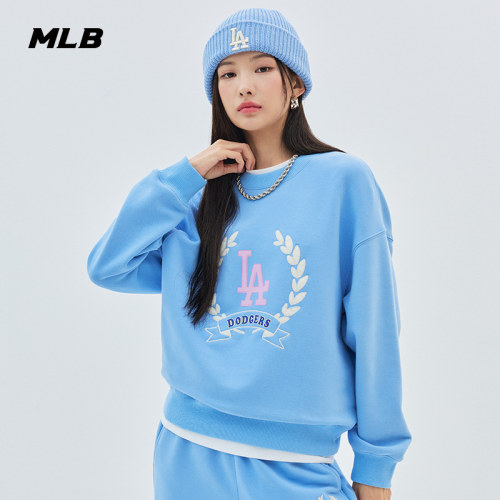 MLB官方女款学院风运动套头卫衣