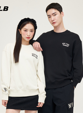 MLB官方 男女运动圆领刺绣小logo舒适卫衣春夏MTB08/MTB91