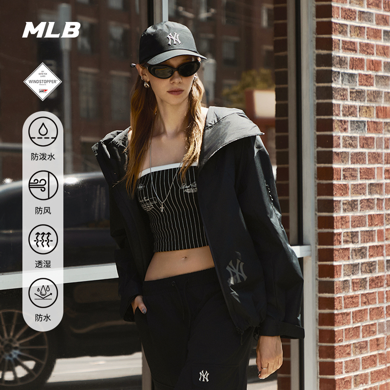MLB官方 男女情侣GORE TEX防风防泼水外套25秋季新款WJB90/WJB91