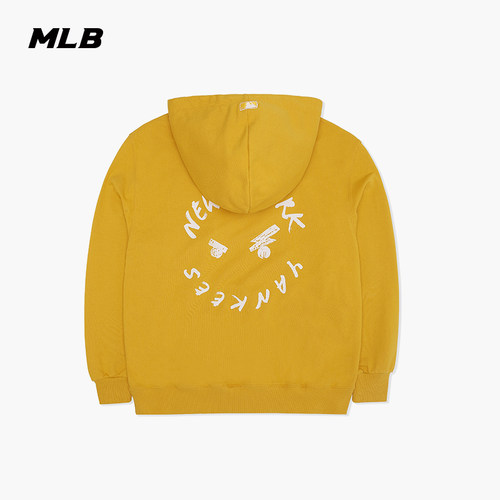 MLB官方男女皱眉熊印花连帽衫