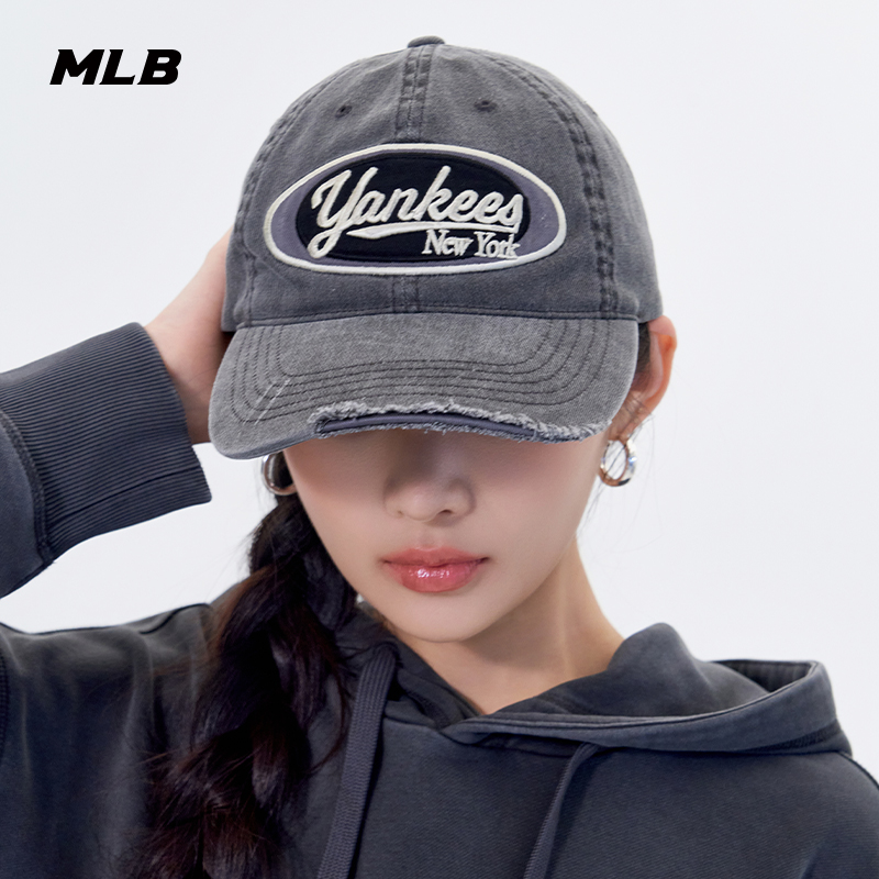 MLB官方男女情侣时尚遮阳帽复古百搭运动棒球帽25秋冬新款CPV26