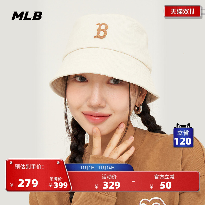 MLB男女情侣渔夫帽24秋季新款