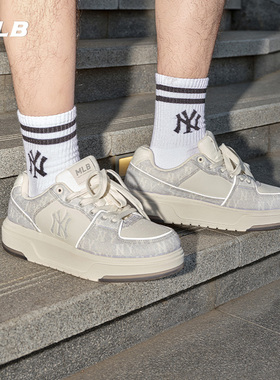 MLB官方 张凌赫张康乐同款百搭厚底增高学长鞋25秋冬SXS01/SXP02