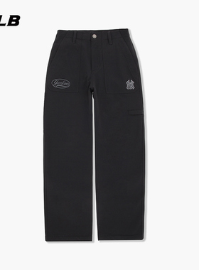 MLB官方 男女情侣学院风刺绣LOGO休闲梭织长裤冬季WPCN1