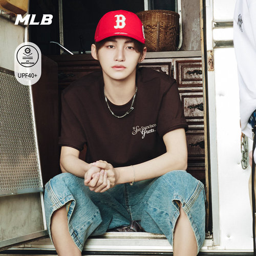 MLB官方 TWS同款潮流时尚纯色百搭防晒T恤短袖26夏季新款TSB82