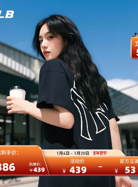 MLB官方 男女情侣潮流背标短袖休闲宽松百搭T恤25夏季新款TSB70