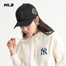 男女情侣帽子硬顶棒球帽运动休闲鸭舌帽遮阳CP85 MLB官方