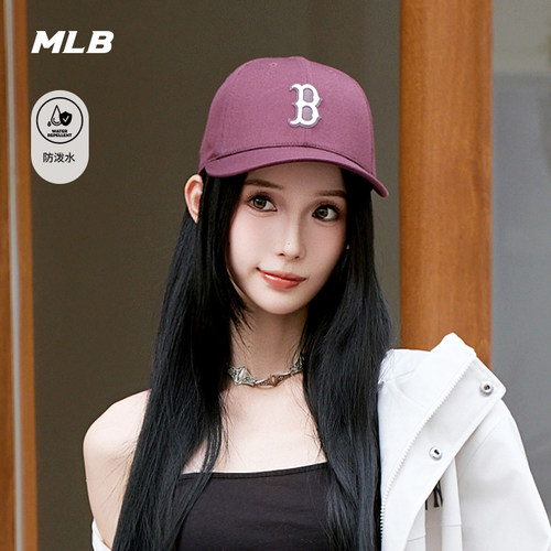 MLB官方明星同款韩系复古防泼水遮阳帽硬顶棒球帽26秋季新款CPB34