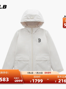 MLB官方 情侣三合一经典外套内胆可拆卸时尚夹克24冬季WJB02