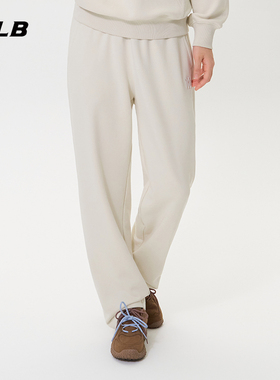 MLB官方男女情侣时尚百搭小LOGO运动休闲直筒长裤秋季新款PTB04