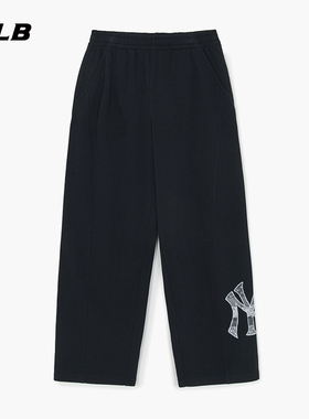 MLB官方 男女同款宽松舒适复古阔腿裤休闲长裤26春季新款PTM02