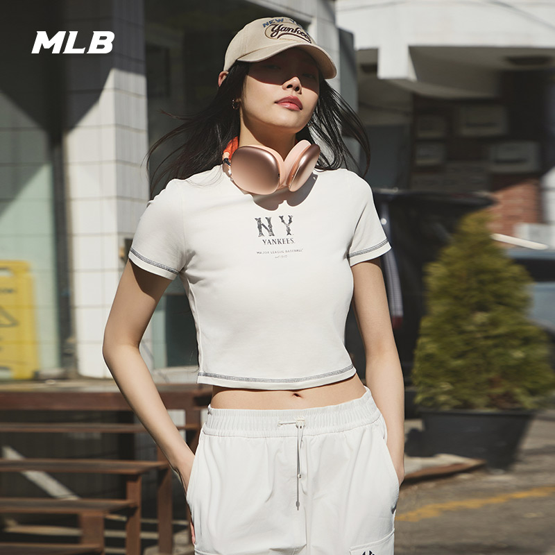 MLB情侣休闲宽松运动T恤