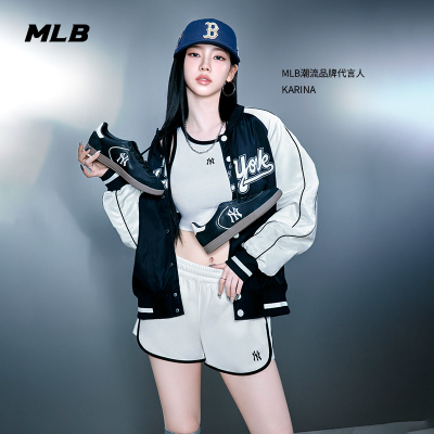 MLB官方 KARINA同款凉感防晒休闲百搭针织短裤26春季新款SPB02