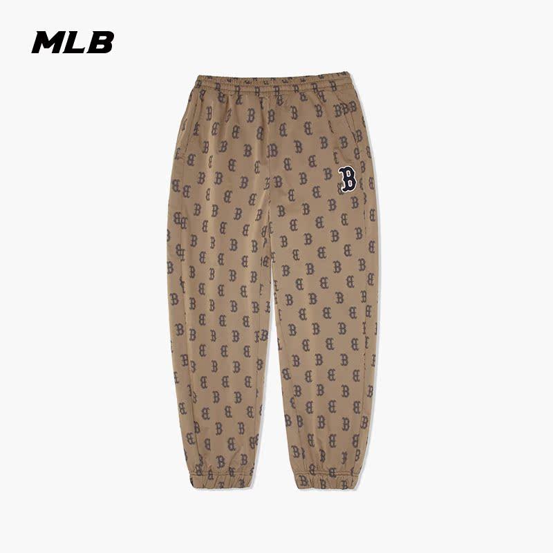MLB官方 男女情侣潮流款梭织长裤复古老花收脚裤冬季WPM04,运动服/休闲服装,运动长裤,淘宝优惠券,粉丝福利购,淘宝优惠卷