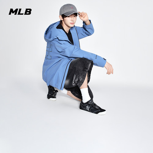 MLB官方 TWS同款阿甘鞋复古韩系德训鞋薄底鞋26夏季轻便通勤SXC01