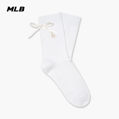 MLB官方女款韩系蝴蝶结百搭袜