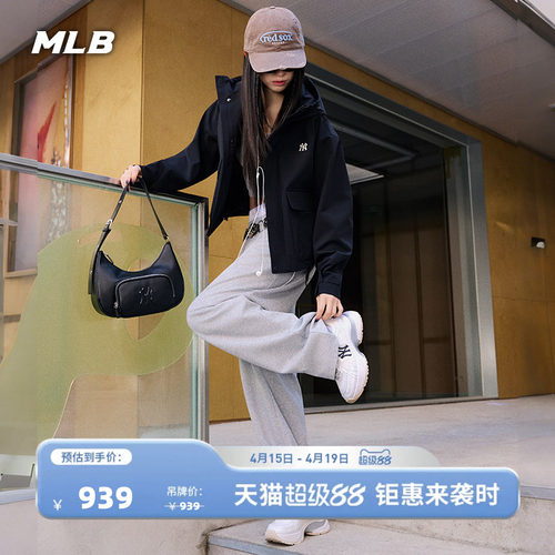 MLB官方男女厚底增高复古拼接流浪鞋老爹鞋26春季新款RNSPL/RNCRM