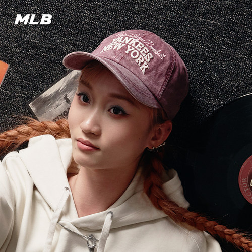 MLB官方 张凌赫同款男女显脸小遮阳帽软顶棒球帽25秋冬新款CPV18