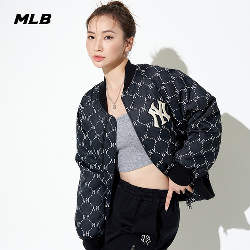 MLB官方男女情侣棉服夹克衫